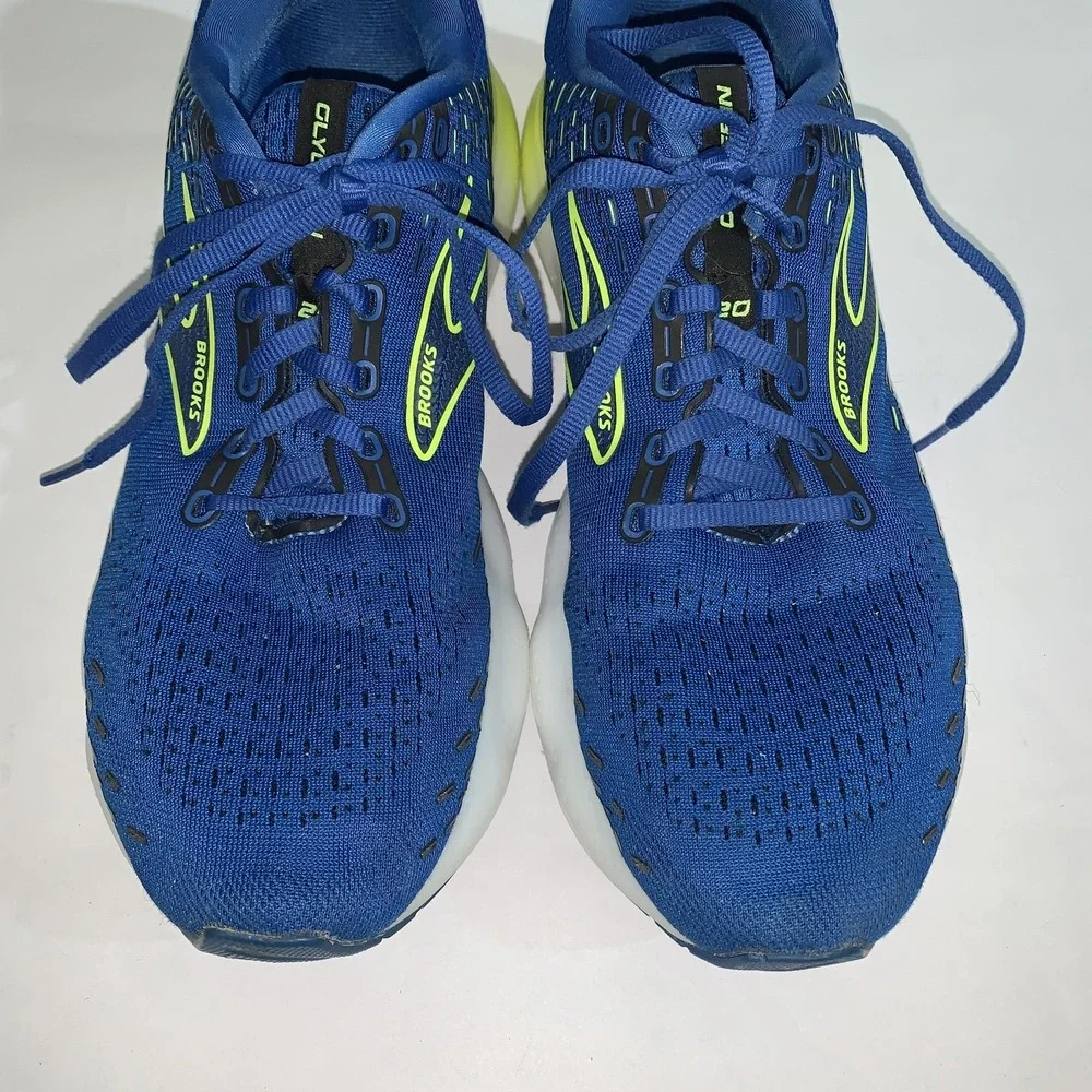 Brooks Glycerin 20 Shoes Mens Size 11 Blue Mesh Running Sneakers 1103821D482